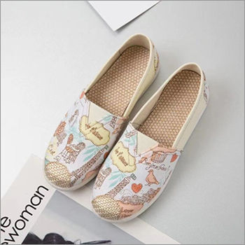 Ladies Fancy Canvas Shoes