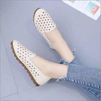 Ladies Fashion Leather Loafer Shoes