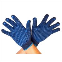 Blue Hand Cotton Gloves