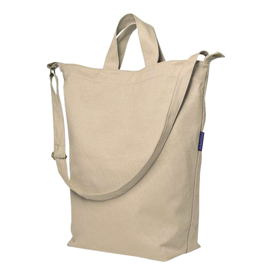 Natural Canvas Tote Bag With Self Handle