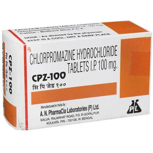 Chlorpromazine Hydrochloride Tablets 100mg