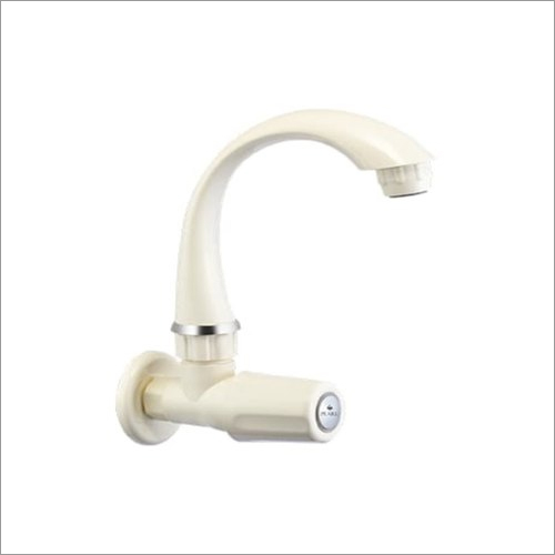 White Pvc Sink Cock Size: 10Mm Nozzle