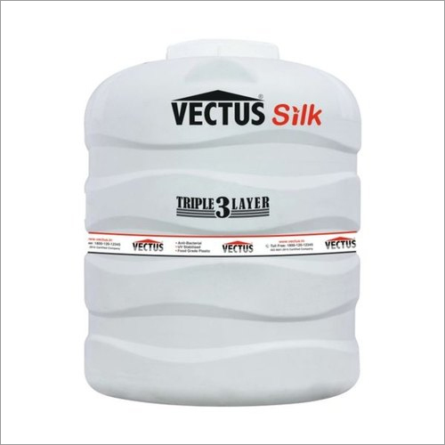 White Pvc Vectus Silk Triple Layer Water Storage Tank