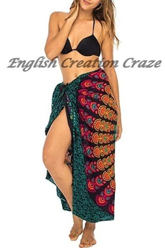 Multi Color Bulk Chiffon Printed Beach Sarongs Wholesalers