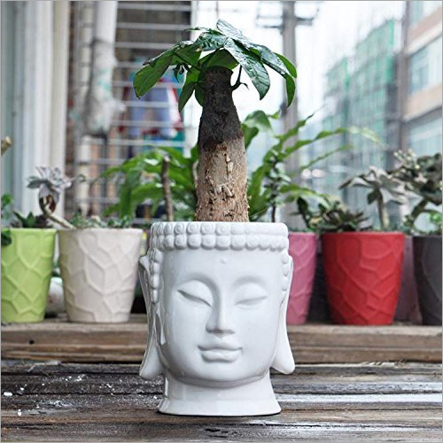 Ceramic Large Buddha Flower Pot
