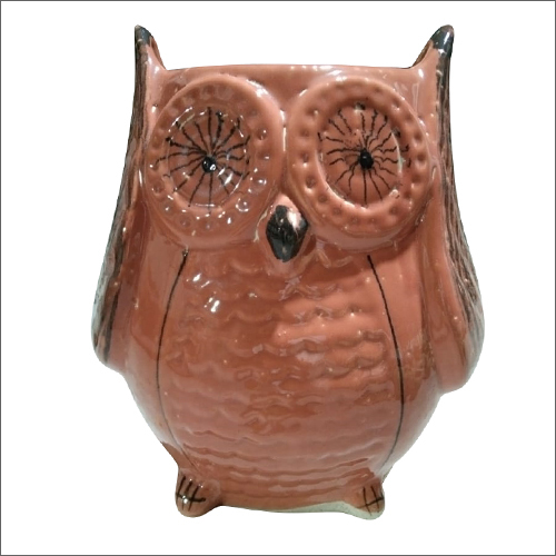 Owl Shape Ceramic Flower Pot