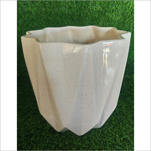 White Ceramic Planter Pot