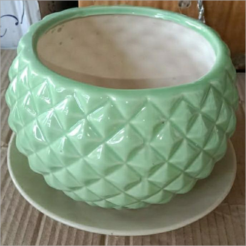 Round Ceramic Planter Pot