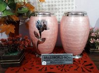 Pink Prestige Brass Cremation Urn Funeral Supplies