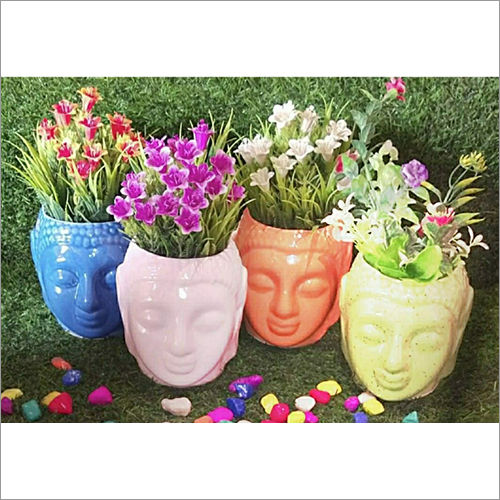 Buddha Face Pot