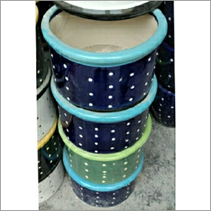 Dotted Pipe Shape Design Pot