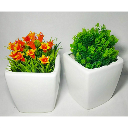 White Ceramic Plant Pot