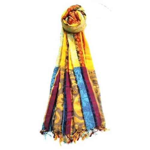 Rayon Printed Fringes Shawls