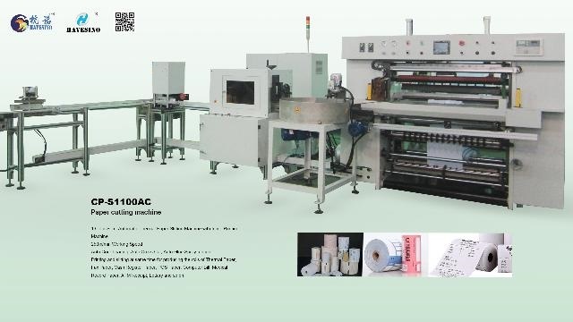 Automatic Thermal Paper Slitter Rewinder Machine CP-S1100A