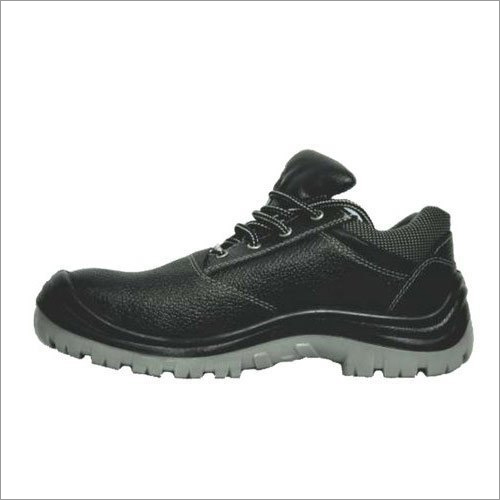 Velvet PU Sole Grain Leather Safety Shoes By SAFETY PLUS