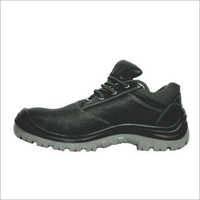 Velvet PU Sole Grain Leather Safety Shoes