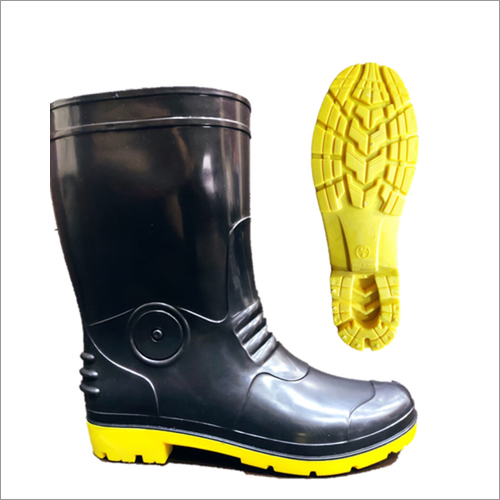 Robot Black And Yellow Gumboots
