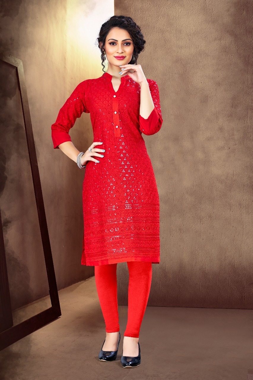 FANCY CHIKAN  KURTI COLLECTION