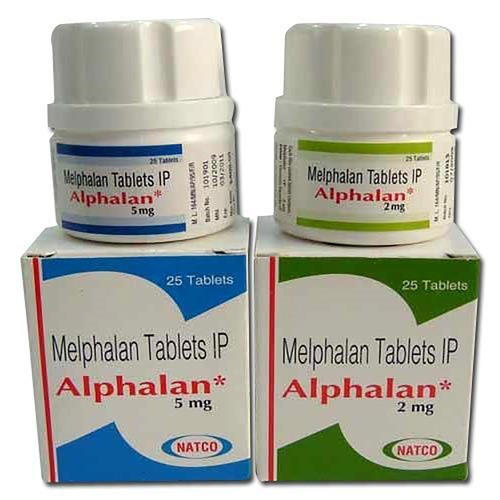 Melphalan Tablets - Contains Anti-Cancer Alkylating Agent, 25 Tablets per Bottle, Suitable for Adults and Women, Keep in Cool Dry Place