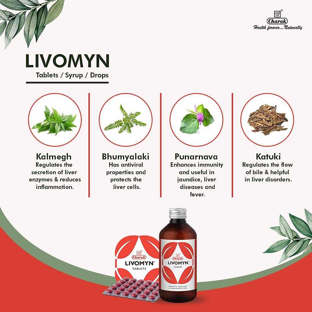 200ml Charak Pharma Livomyn Syrup