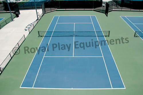 Tennis Court Blue Flooring