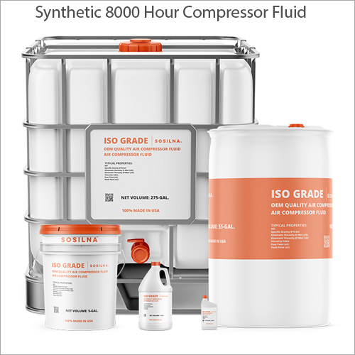 Synthetic 8000 Hour Compressor Fluid