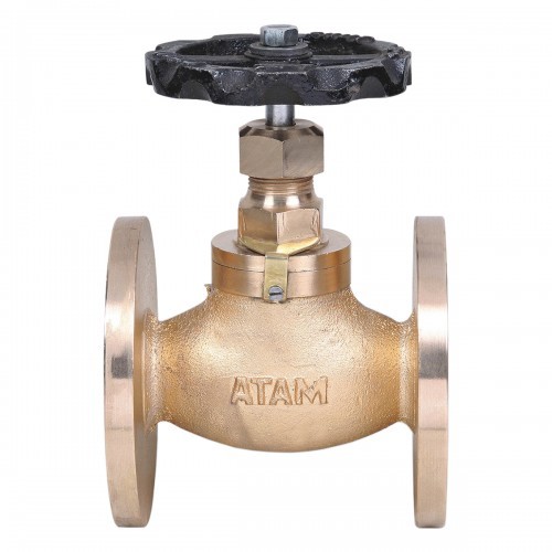 Flanged Ends Bronze Globe Steam Stop ValvE By AMCO INDUSTRIES