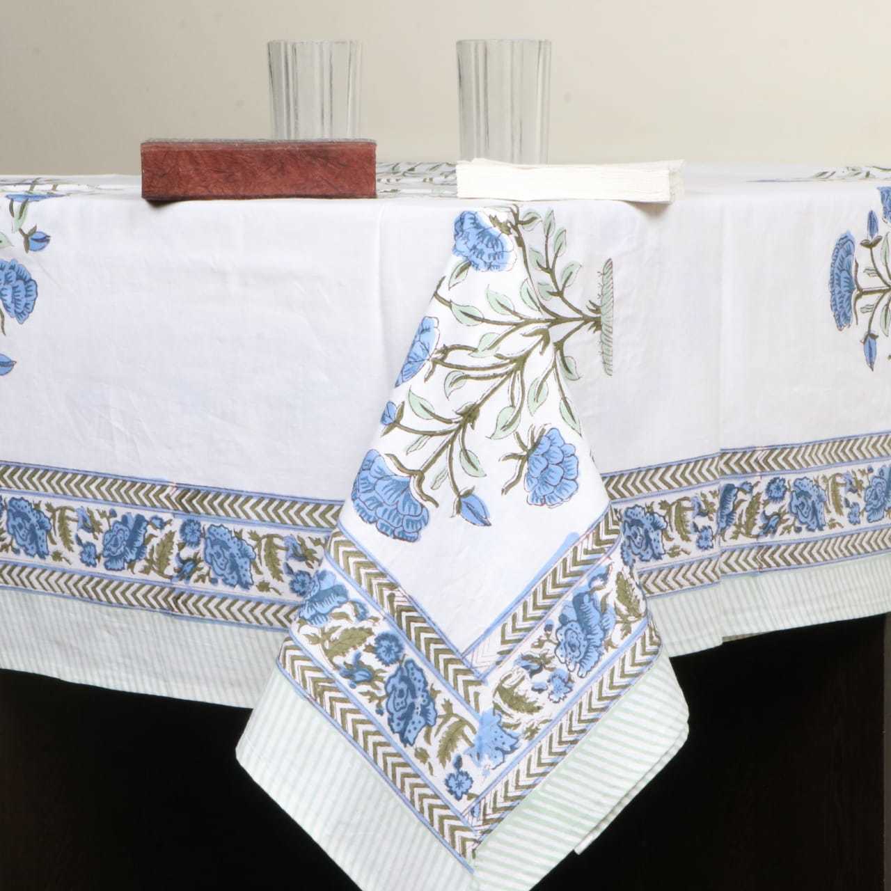 Indian Hademade block print table cloth