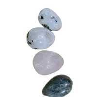Prayosha Crystals Oval Natural Agate Egg Stone