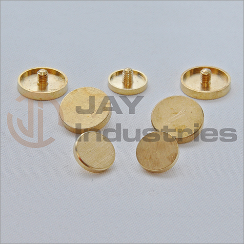 Brass Round Head Mirror Cap