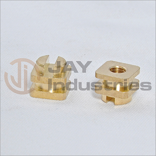 Brass Square Sloted Nut