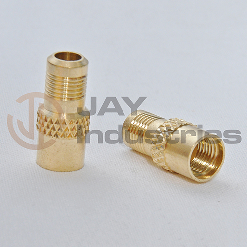 Brass Knurled Nipple