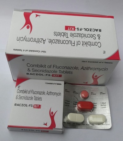 Combikit Of Fluconazole Azithromycin And Secnidazole Tablets General Medicines