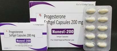 Progesterone Softgel Capsules 200Mg
