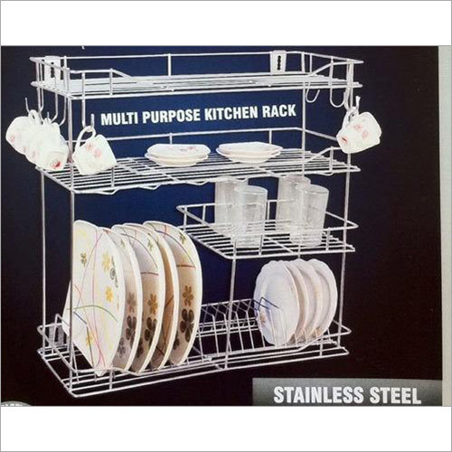 Multi Purpose Steel Kitchen Rack