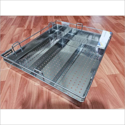 Stainless Steel Perforated Sheet Cutlery Basket