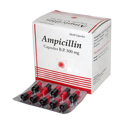 Ampicillin Capsule - Effective Antibiotic Treatment for Bacterial Infections | Suitable for Women, Adults, and Aged Persons, Store in a Dry Place