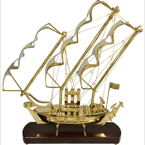 Durable Decorative Brass Ship