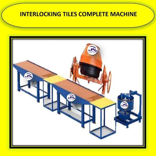 Interlocking Tiles Complete Machine Power: 2 Hp 3 Phase