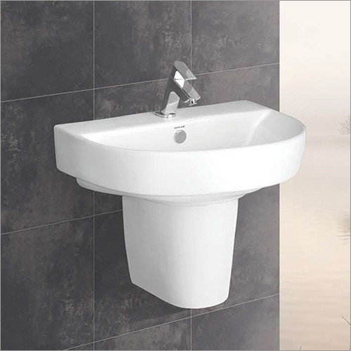 Copper Series Half Pedestal Wash Basin