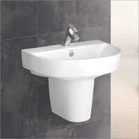 Copper Series Half Pedestal Wash Basin