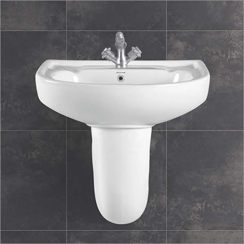 Roma Series Half Pedestal Wash Basin