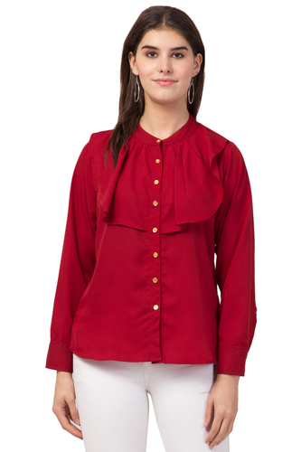 Ladies Red Top for Girls & Women