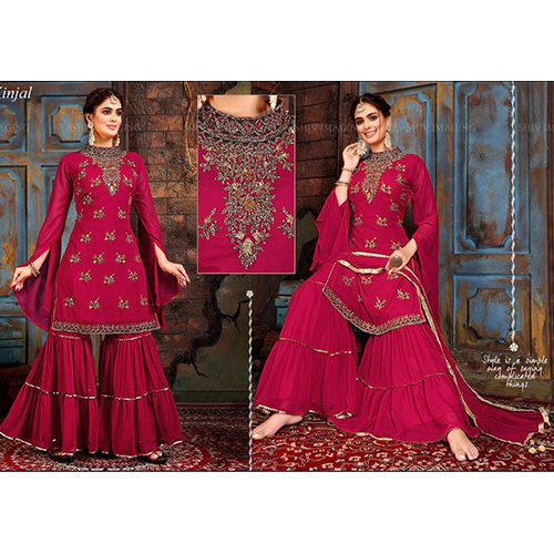 Ladies Sharara Suit By R J STYLE GARMENT