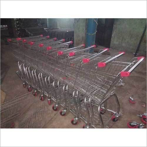 Stainless Steel Shopping Trolley