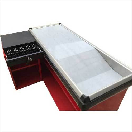 Mild Steel L Shape Cash Counter