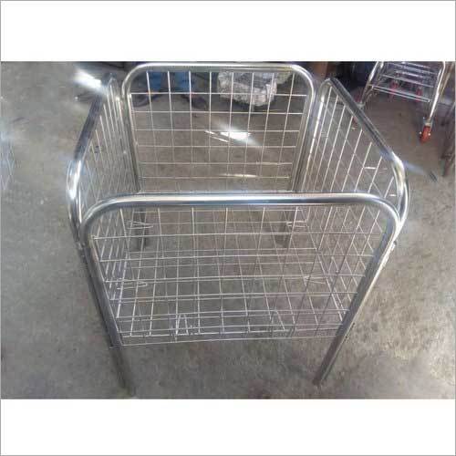 Supermarket Stainless Steel Dump Bin Height: 2.5 Foot (Ft)