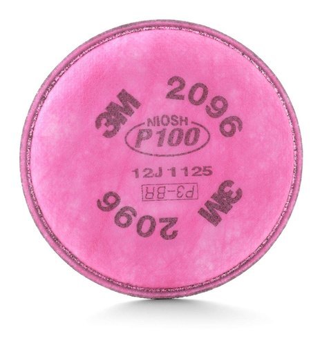 3M Particulate Filter 2096, P100, with Nuisance Level Acid Gas Relief