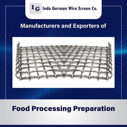 Sliver Wire Mesh For Food Processing Preparation