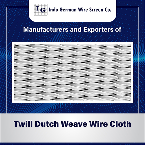 Twill Dutch Weave Wire Cloth